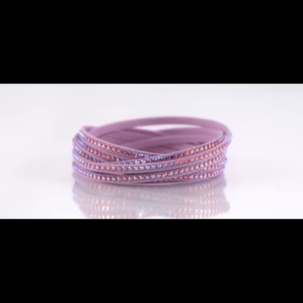 Touchstone Crystal by Swarovski wrap-Star bracelet Blossom pink BNIB